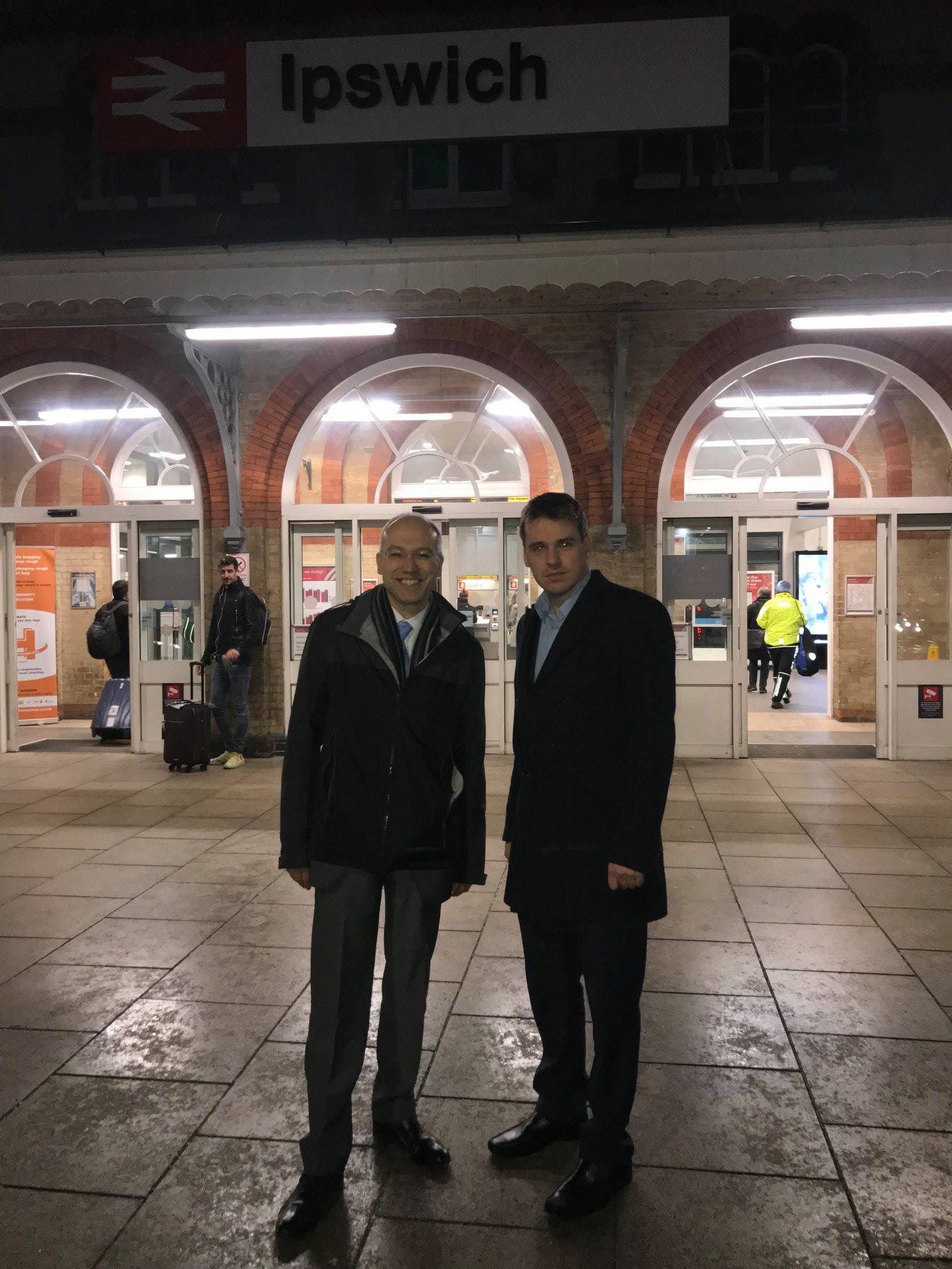My meeting with Jonathan Denby from Greater Anglia