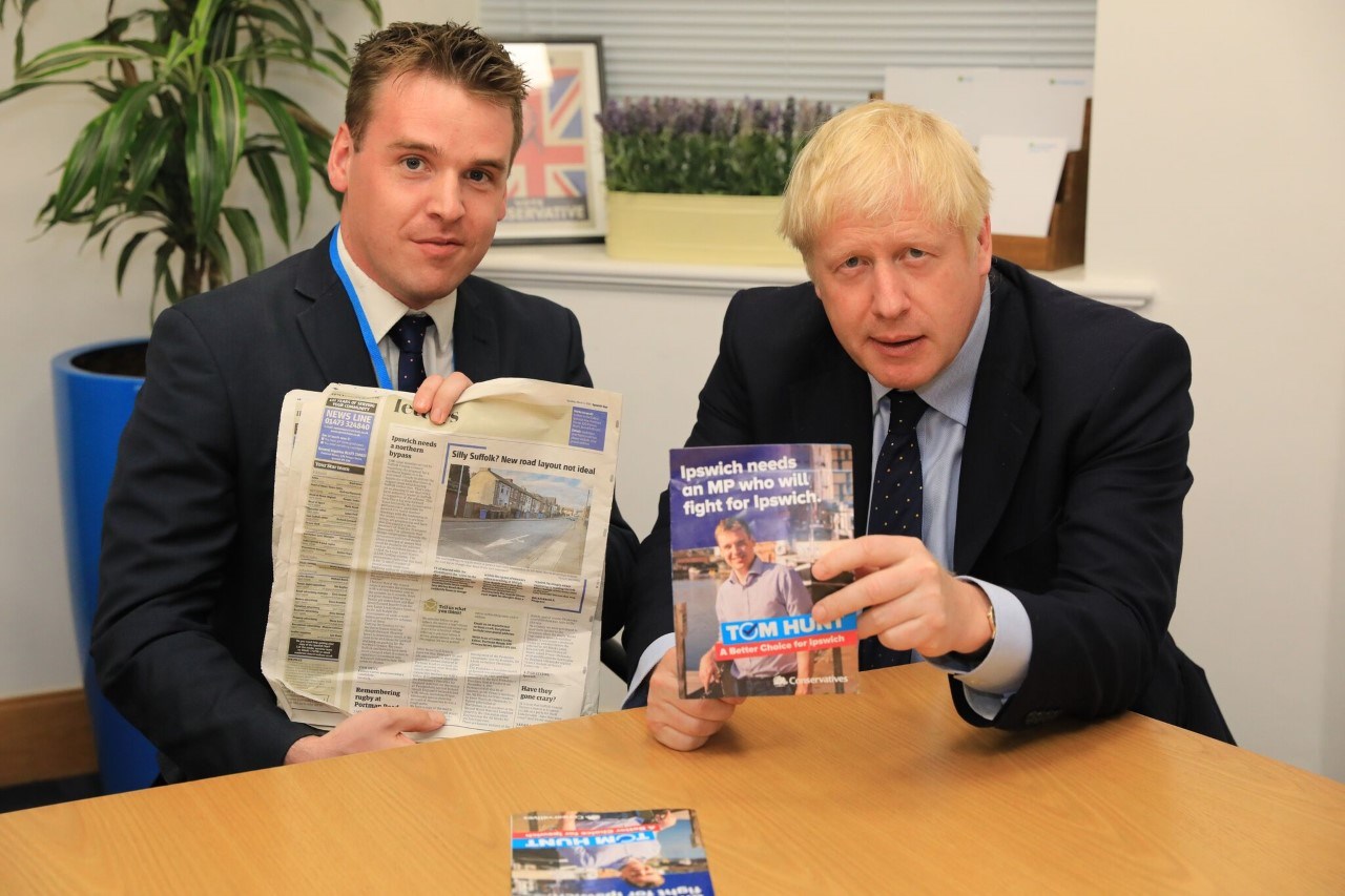On Monday I met with Boris in London to discuss my campaign in Ipswich (note the matching ties). I again highlighted the importance of the Ipswich northern bypass and the need for Ipswich to be near the front of the queue when it comes to the increased investment into our police forces and the 20,000 extra police officers.