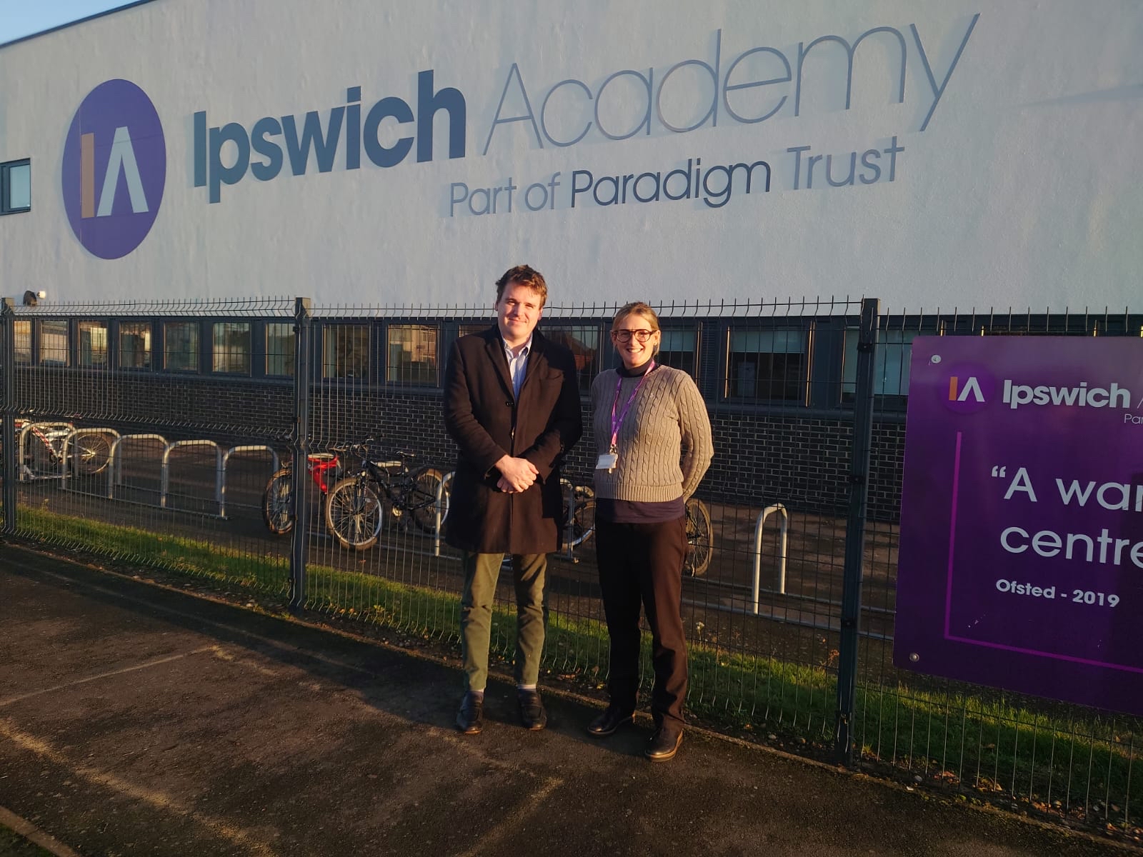 Visit to Ipswich Academy