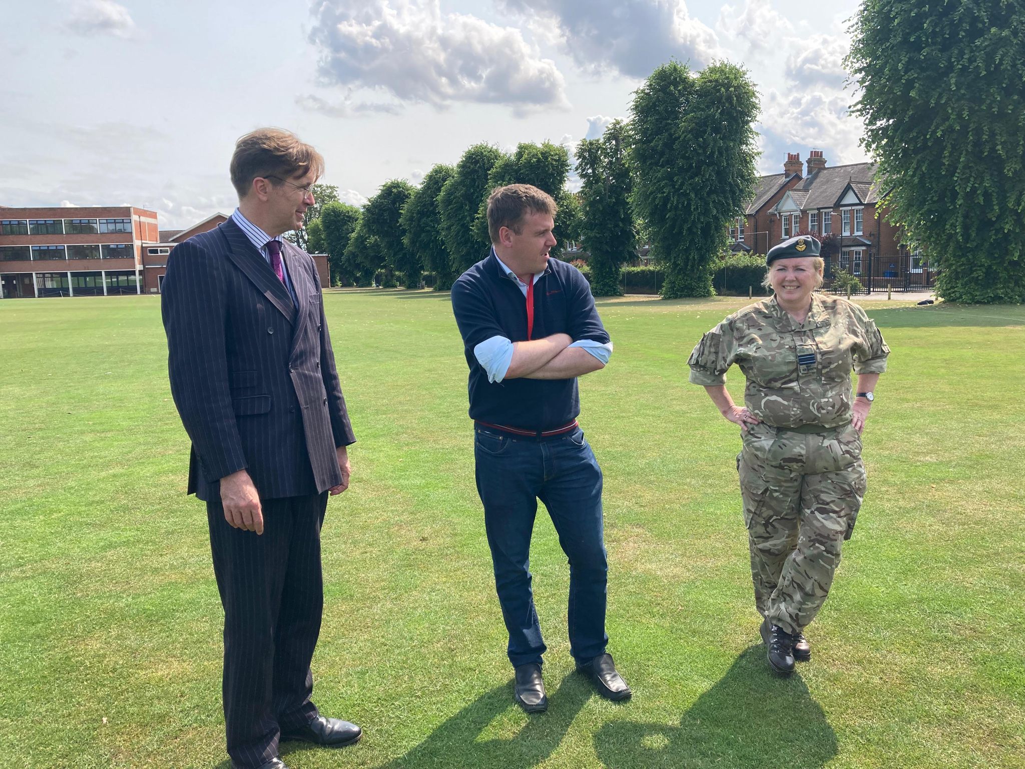 Visit to Combined Cadet Force unity at Ipswich School