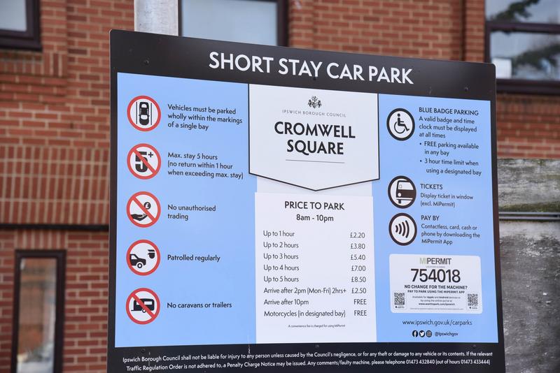 Car parking charges in Ipswich are too high