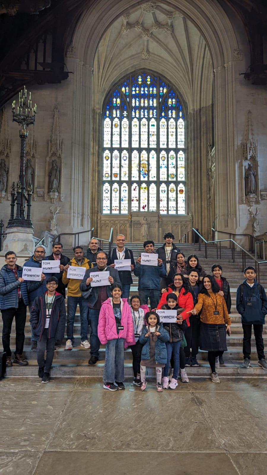Ipswich Indian community visit to Parliament